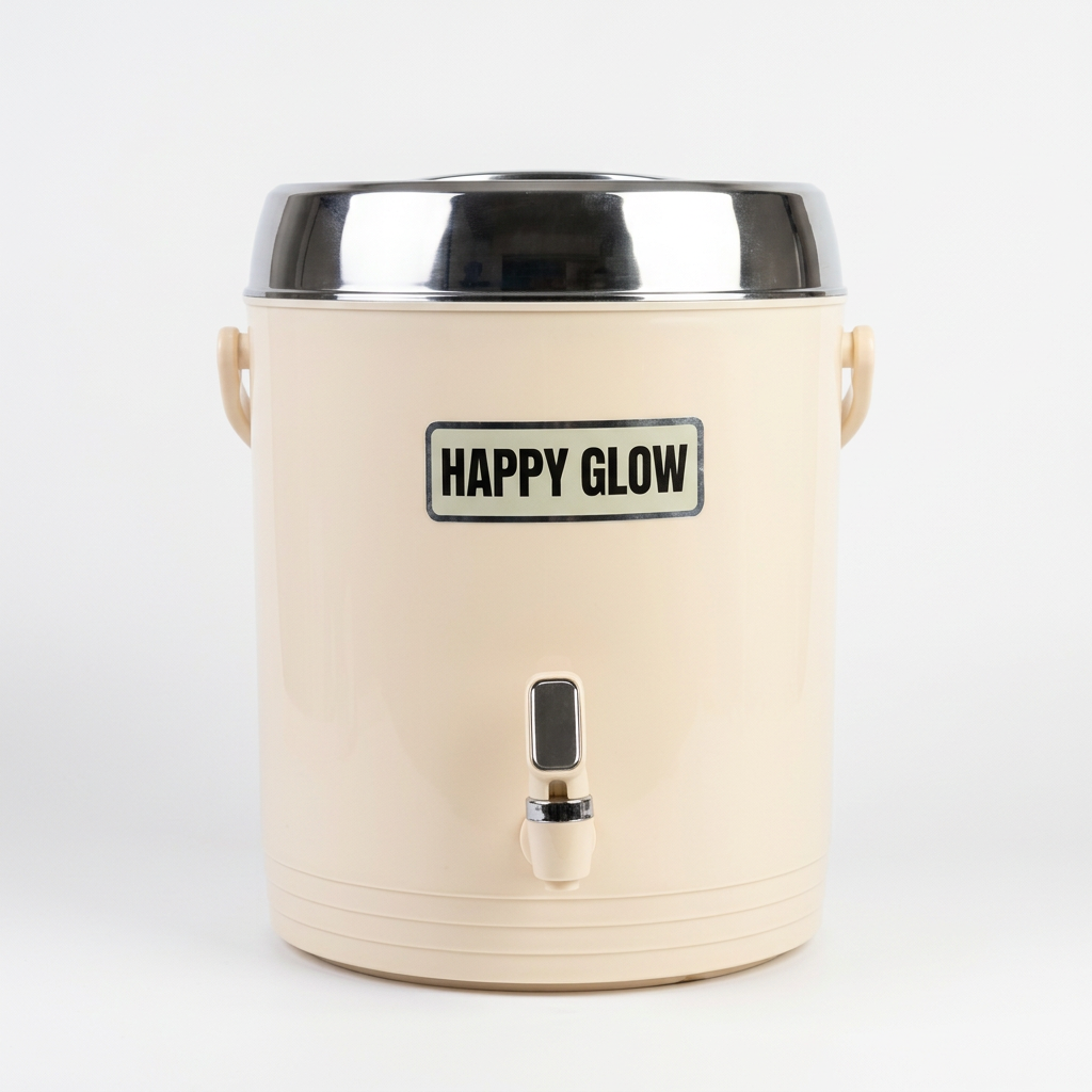 Distributeur HAPPY GLOW ivoire à robinet