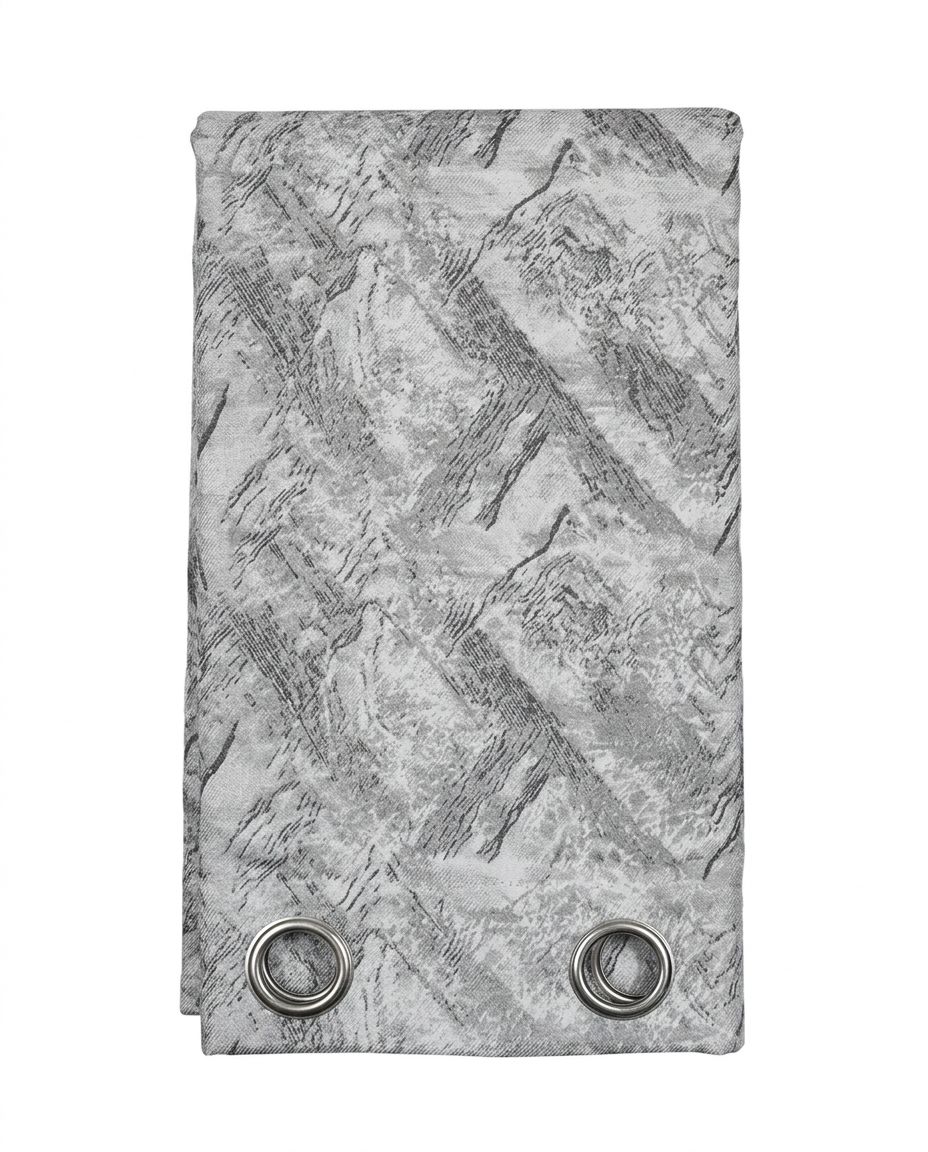 Rideaux occultants gris effet marbre — HOME TREND PARIS